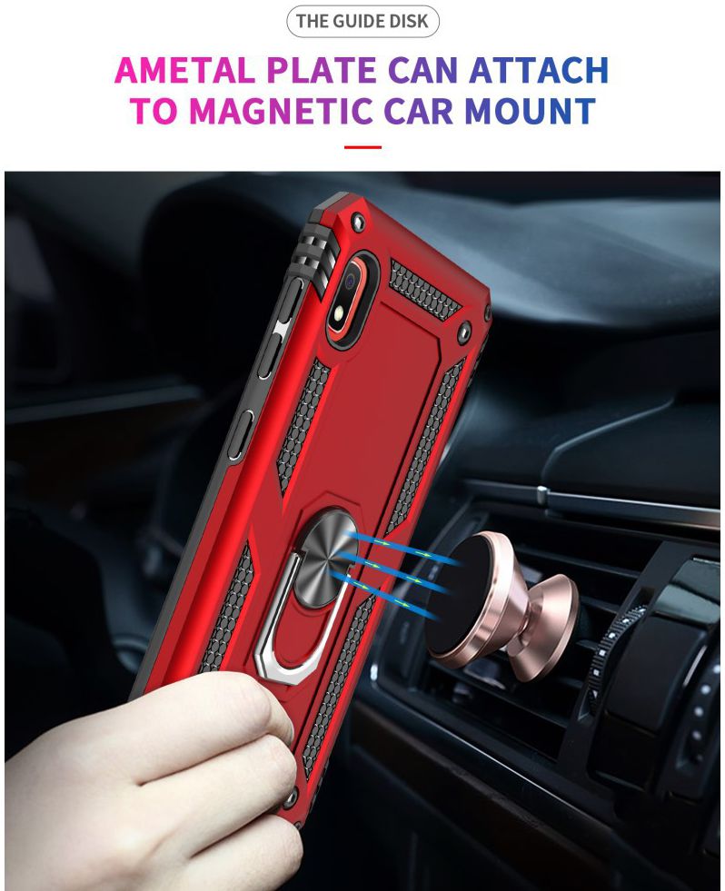 Samsung Galaxy A10 Hybride Hoesje met Kickstand Zwart afbeelding 9