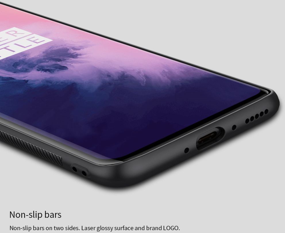 Nillkin Striped Hybride Hoesje OnePlus 7 Pro Zwart afbeelding 11