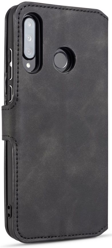 Huawei P30 Lite Retro Portemonnee Hoesje Zwart afbeelding 5