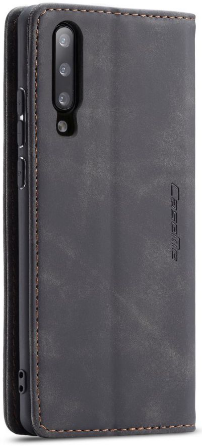 Samsung Galaxy A70 Retro Portemonnee Hoesje Zwart afbeelding 3