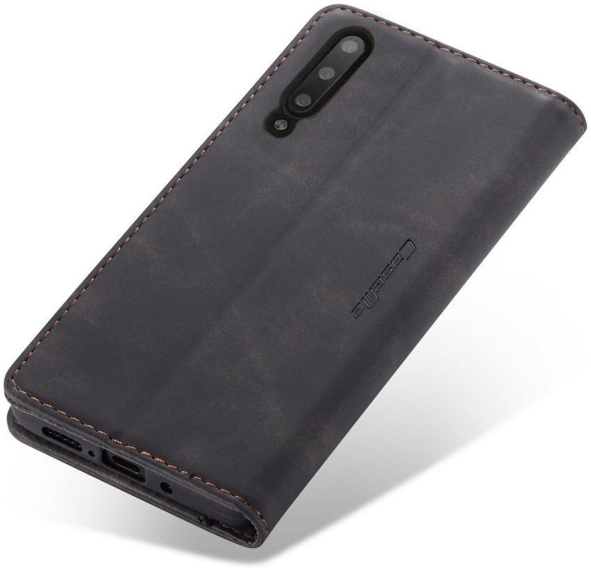 Samsung Galaxy A70 Retro Portemonnee Hoesje Zwart afbeelding 4
