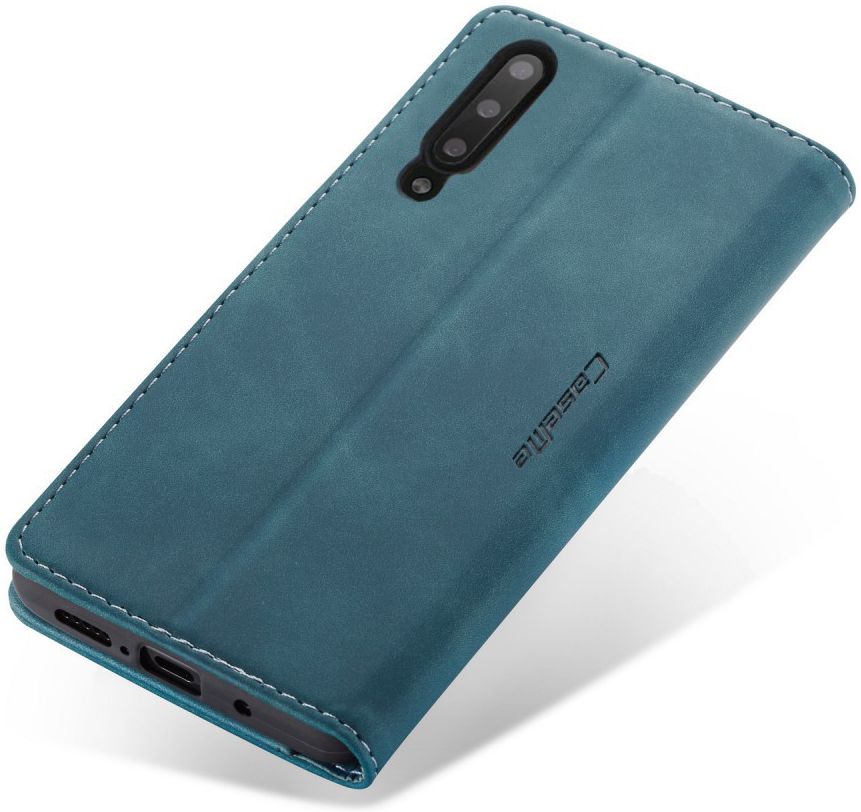 Samsung Galaxy A70 Retro Portemonnee Hoesje Blauw afbeelding 8