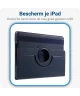 Apple iPad 2017 / 2018 / Air / Air 2 360° Draaibare Hoes Donker Blauw