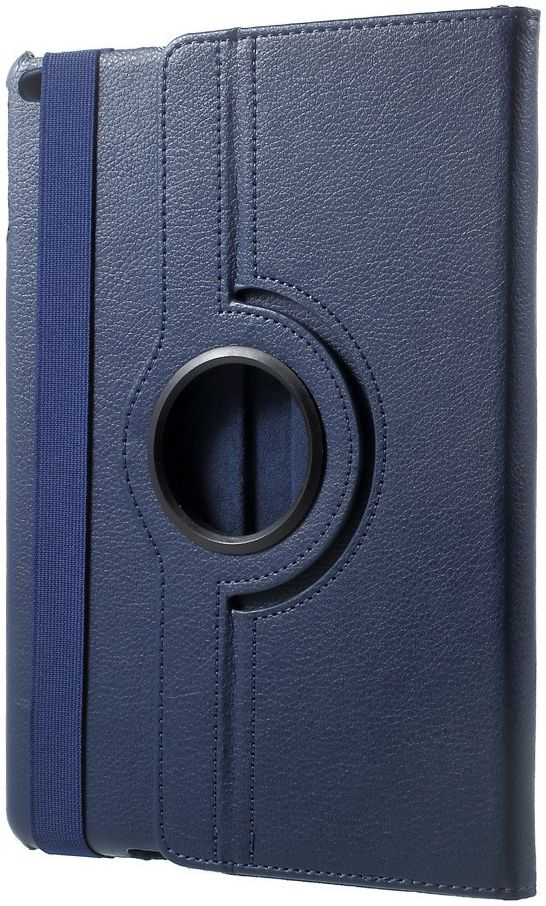 Apple iPad 2017 / 2018 / Air / Air 2 360° Draaibare Hoes Donker Blauw afbeelding 1