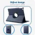 Apple iPad 2017 / 2018 / Air / Air 2 360° Draaibare Hoes Donker Blauw afbeelding 5