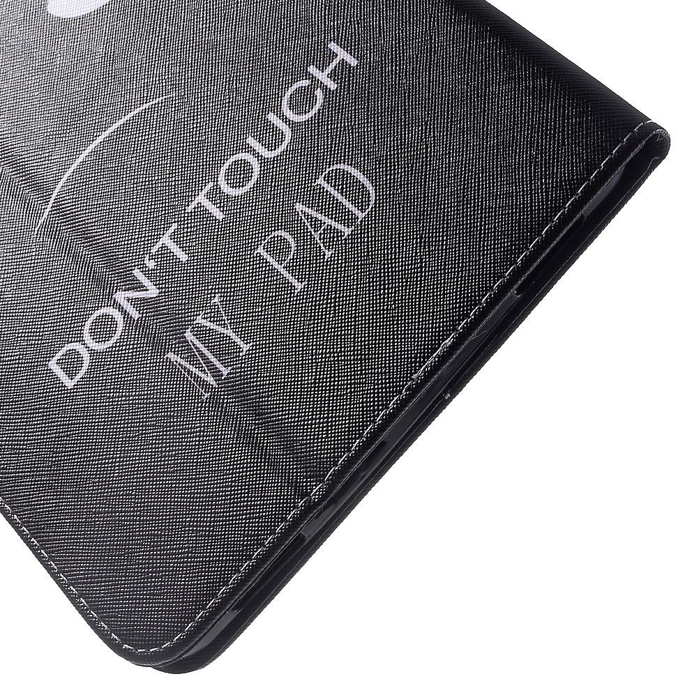 Samsung Galaxy Tab A 10.1 (2016) Portemonnee Hoesje Don't Touch Print afbeelding 7