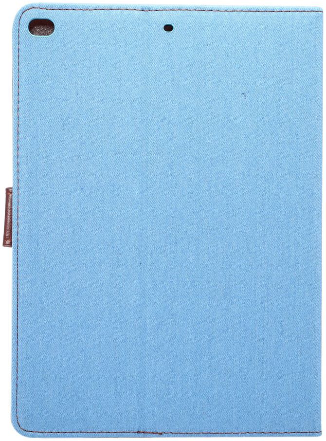 Apple iPad 2017 / 2018 / Air / Air 2 Jeans Portemonnee Hoesje Blauw afbeelding 4