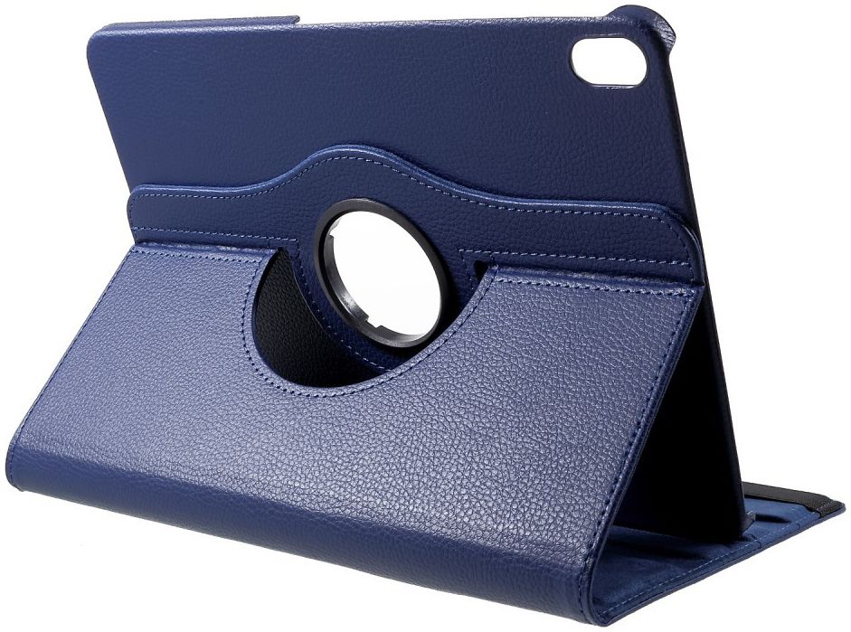 Apple iPad Pro 12.9 (2018) 360° Draaibare Hoes Donker Blauw afbeelding 2