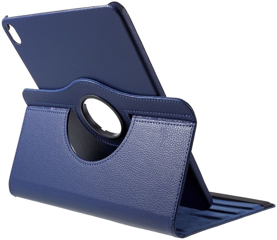 Apple iPad Pro 12.9 (2018) 360° Draaibare Hoes Donker Blauw afbeelding 4