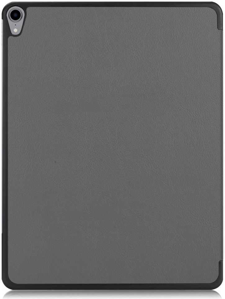 Apple iPad Pro 12.9 (2018) Tri-Fold Flip Case Grijs afbeelding 4