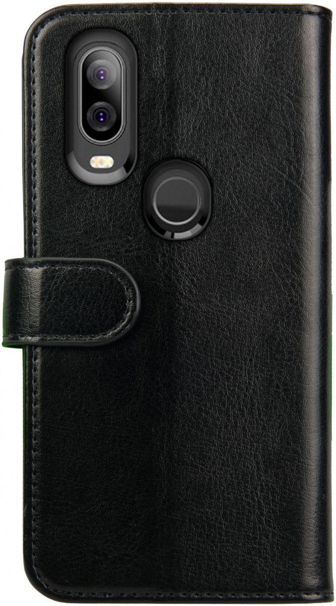 Rosso Element Motorola One Vision Hoesje Book Cover Zwart afbeelding 5