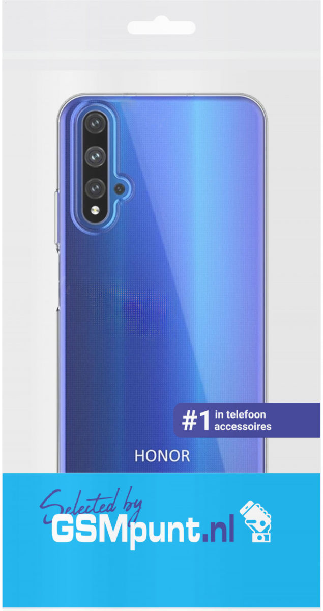 Honor 20 / Huawei Nova 5T Hoesje Dun TPU Transparant afbeelding 3