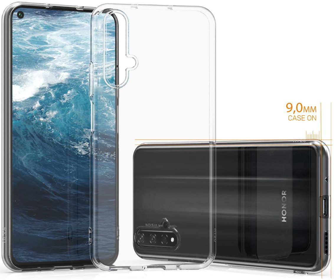 Honor 20 / Huawei Nova 5T Hoesje Dun TPU Transparant afbeelding 5