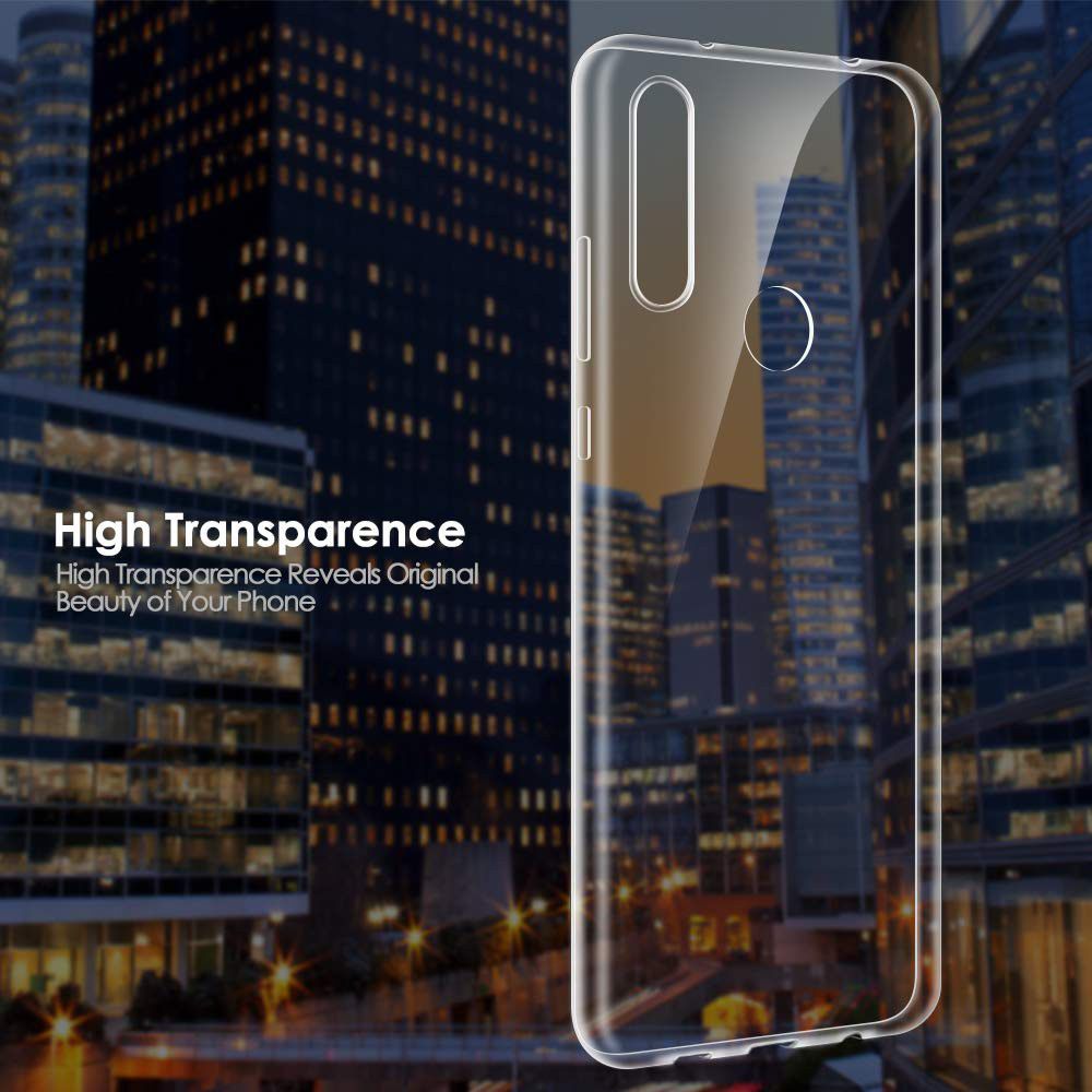 Motorola One Vision Hoesje Dun TPU Transparant afbeelding 7