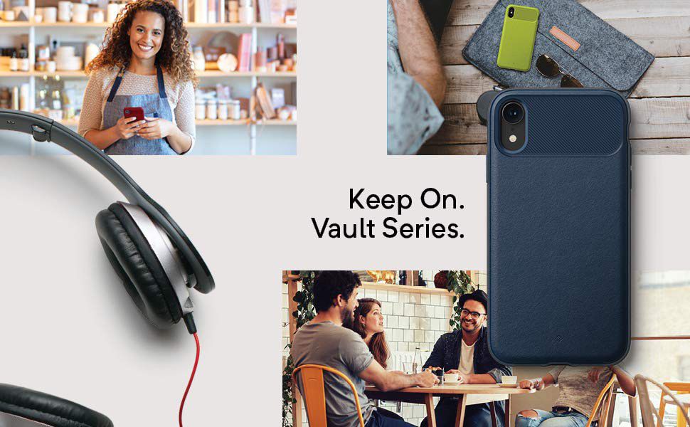 Caseology Vault Apple iPhone XR Hoesje Zwart afbeelding 9