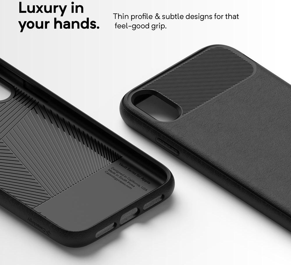 Caseology Vault Apple iPhone XR Hoesje Zwart afbeelding 5