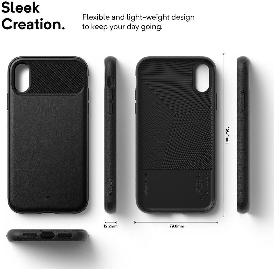 Caseology Vault Apple iPhone XR Hoesje Zwart afbeelding 7