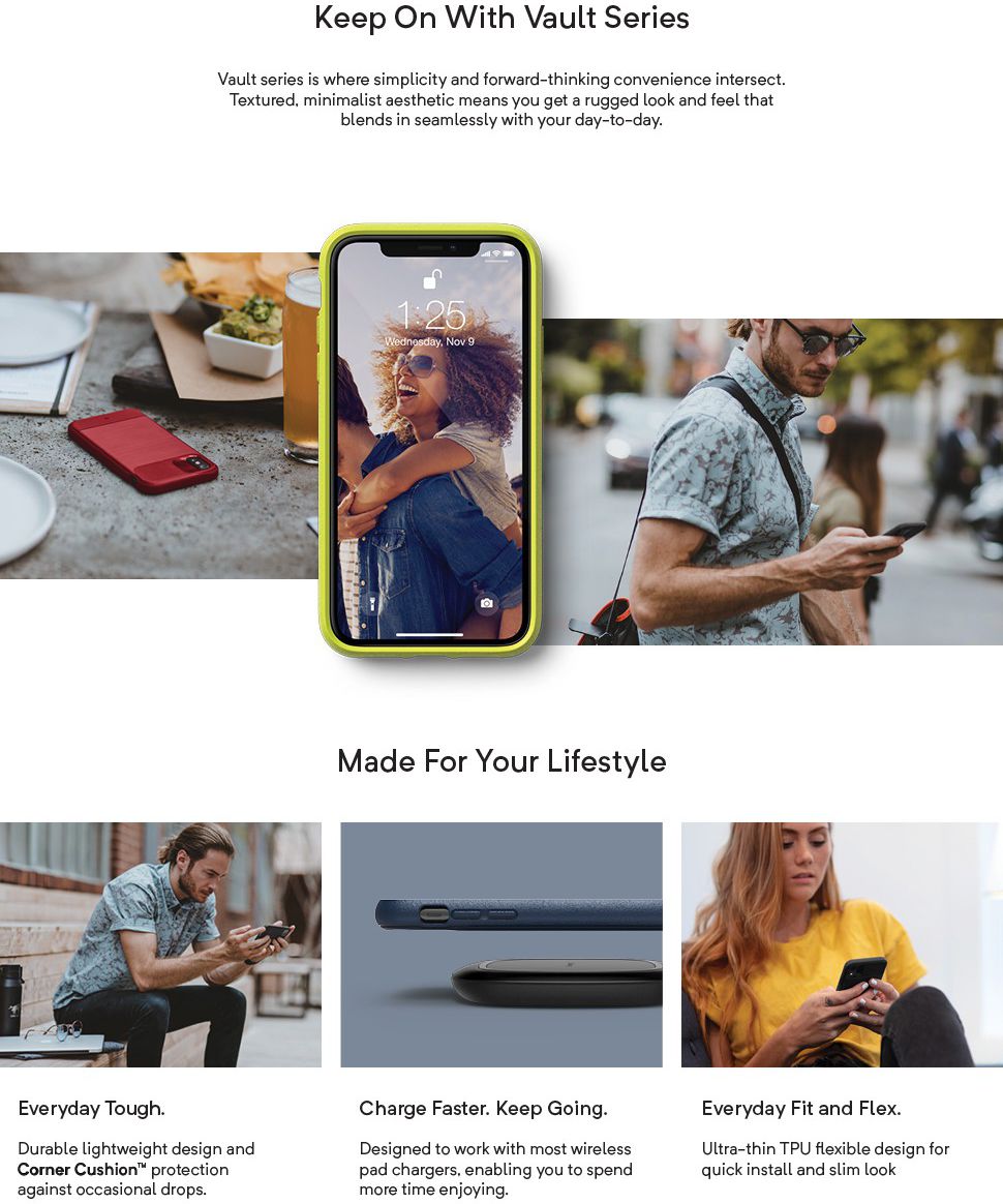 Caseology Vault Apple iPhone XR Hoesje Zwart afbeelding 10