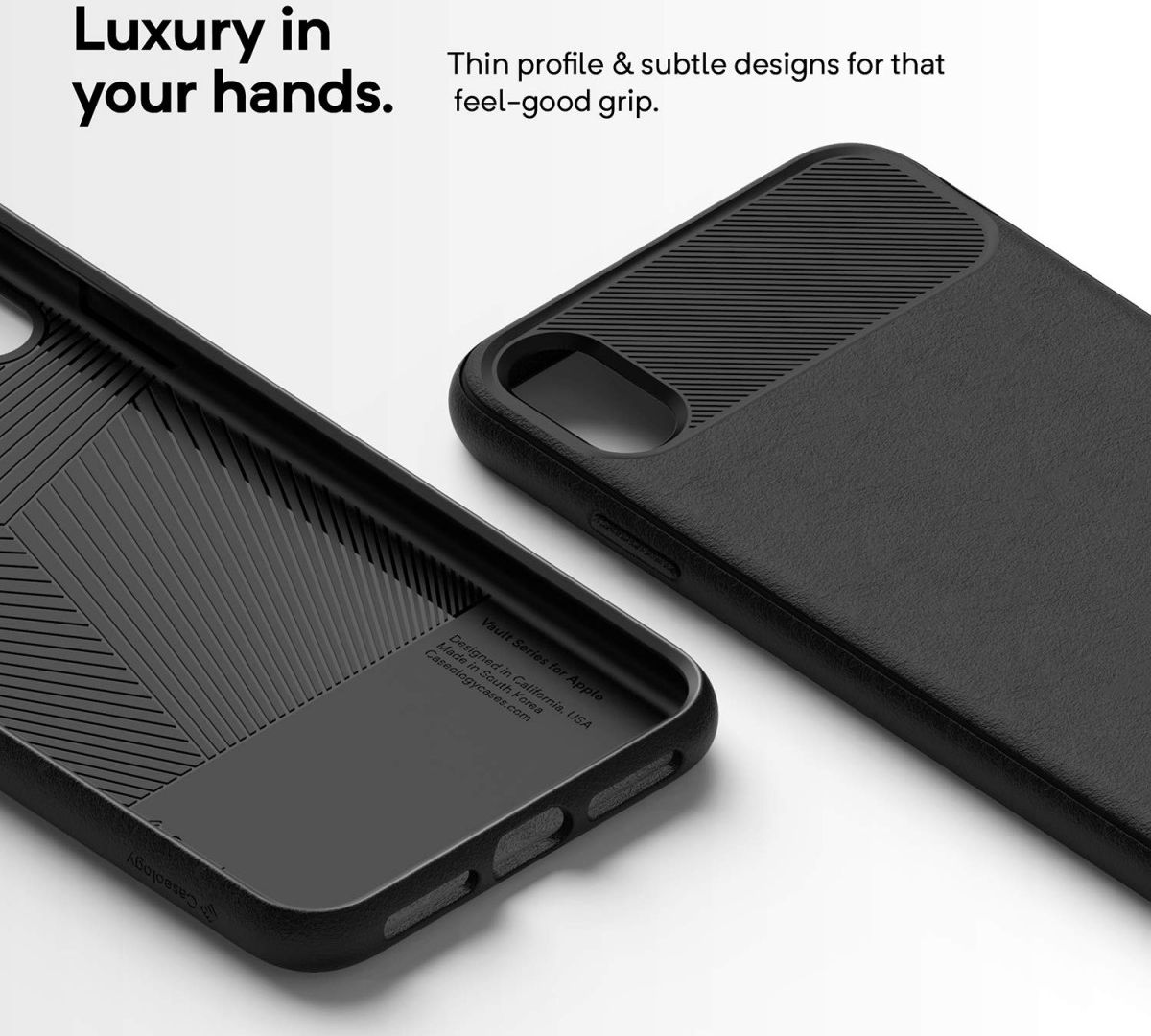 Caseology Vault Apple iPhone XS Max Hoesje Zwart afbeelding 5