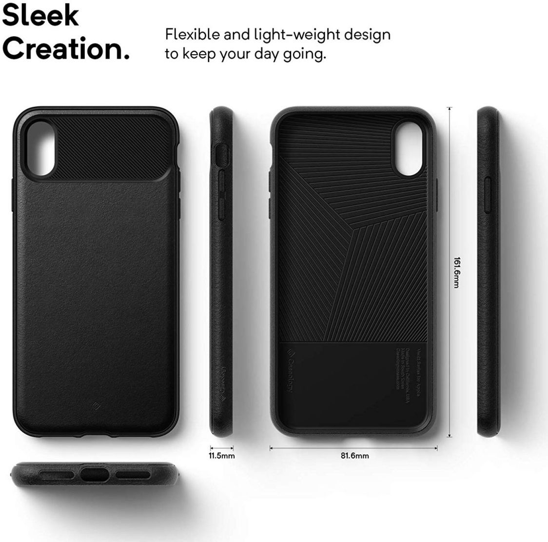 Caseology Vault Apple iPhone XS Max Hoesje Zwart afbeelding 8