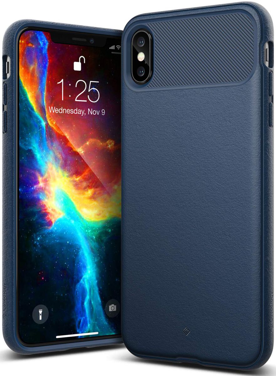 Caseology Vault Apple iPhone XS Max Hoesje Blauw afbeelding 1