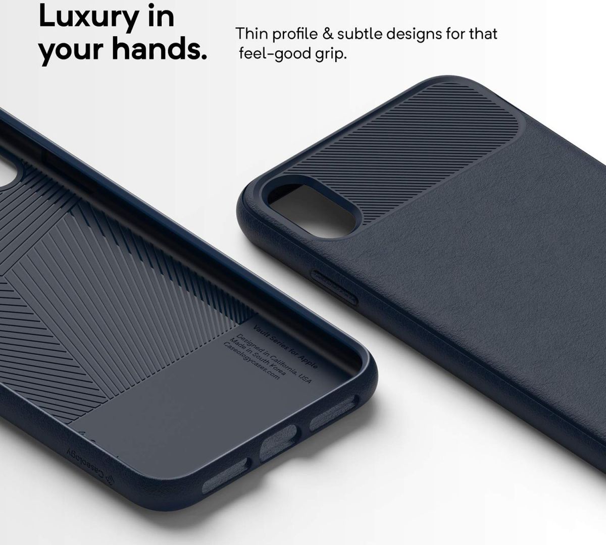Caseology Vault Apple iPhone XS Max Hoesje Blauw afbeelding 5