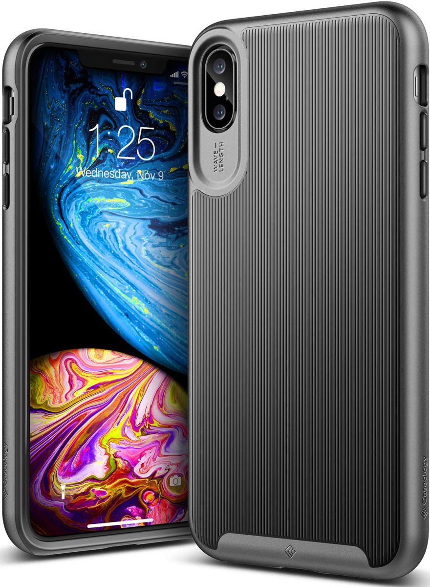 Caseology Wavelength Apple iPhone XS Max Hoesje Zwart afbeelding 1