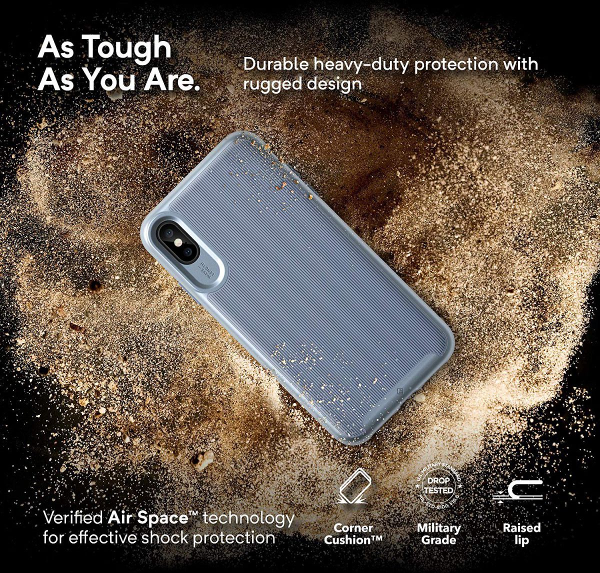 Caseology Wavelength Apple iPhone XS Max Hoesje Licht Blauw afbeelding 9