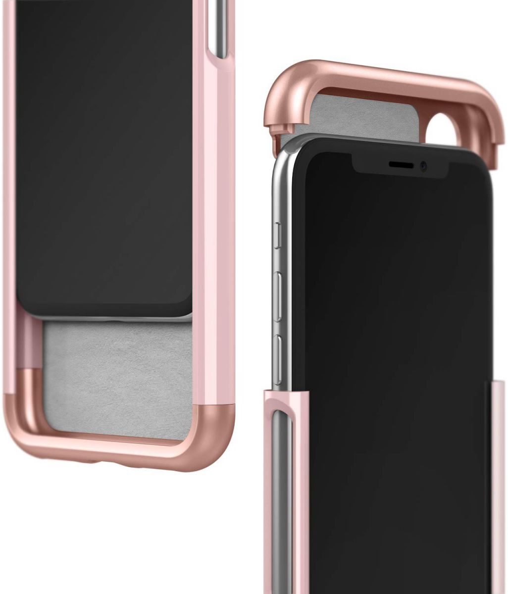 Caseology Savoy Apple iPhone XS / X Hoesje Roze Goud afbeelding 6