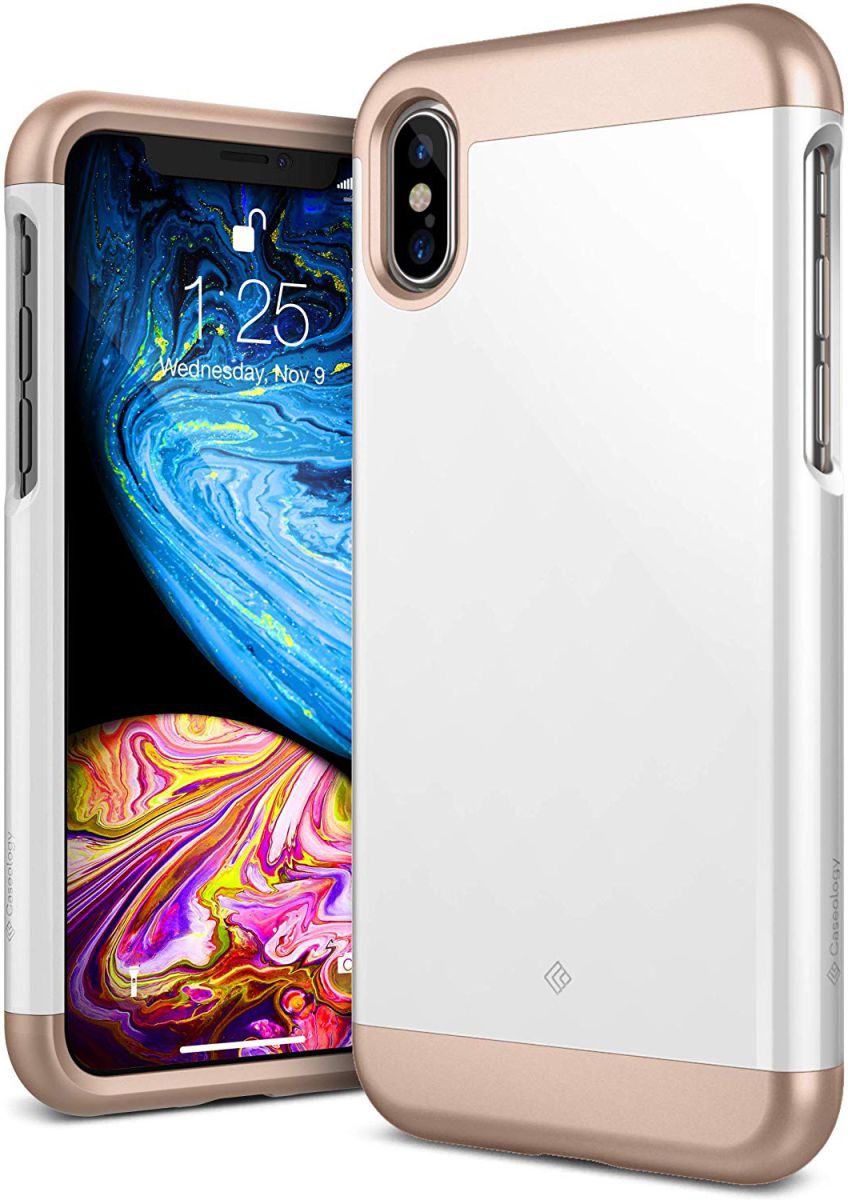 Caseology Savoy Apple iPhone XS / X Hoesje Wit afbeelding 1