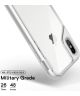 Caseology Skyfall Apple iPhone XS / X Hoesje Transparant/Zilver