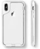 Caseology Skyfall Apple iPhone XS / X Hoesje Transparant/Zilver