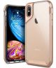 Caseology Skyfall Apple iPhone XS / X Hoesje Transparant/Roze Goud