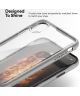 Caseology Skyfall Apple iPhone XS Max Hoesje Transparant/Zilver