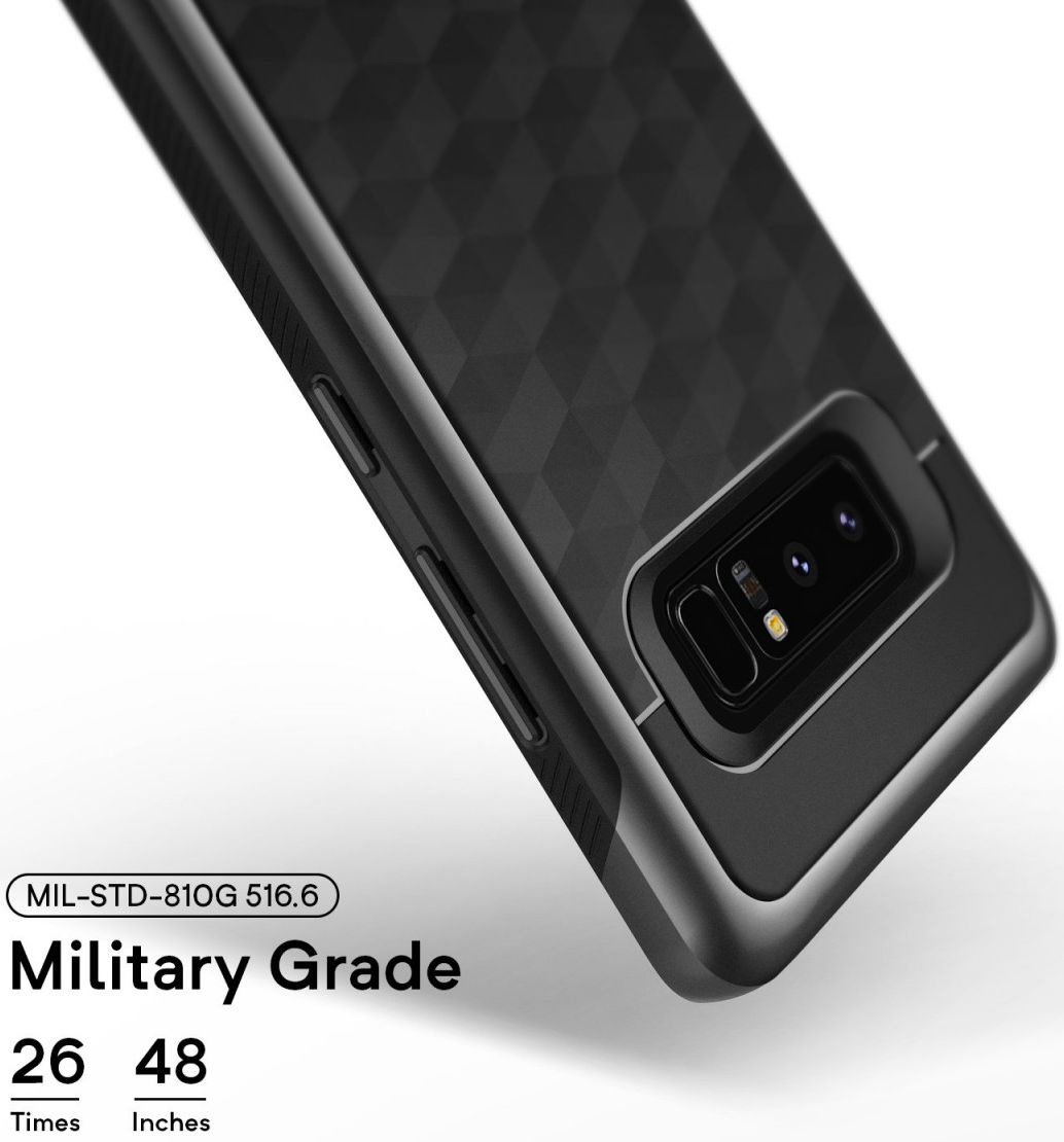 Caseology Parallax Samsung Galaxy Note 8 Hoesje Zwart afbeelding 5