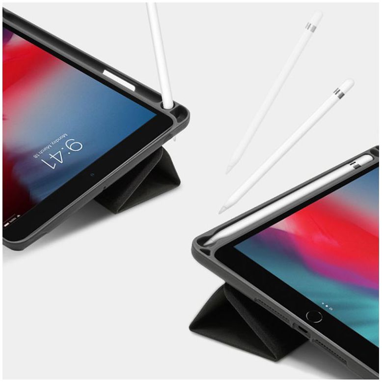 Ringke Smart Case Apple iPad Mini 5 Flip Hoes met Standaard Zwart afbeelding 3