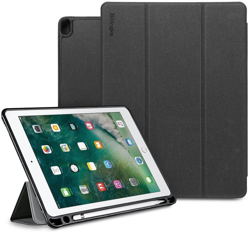 Ringke Smart Case Apple iPad Air 2019 / iPad Pro 10.5 (2017) Zwart afbeelding 1
