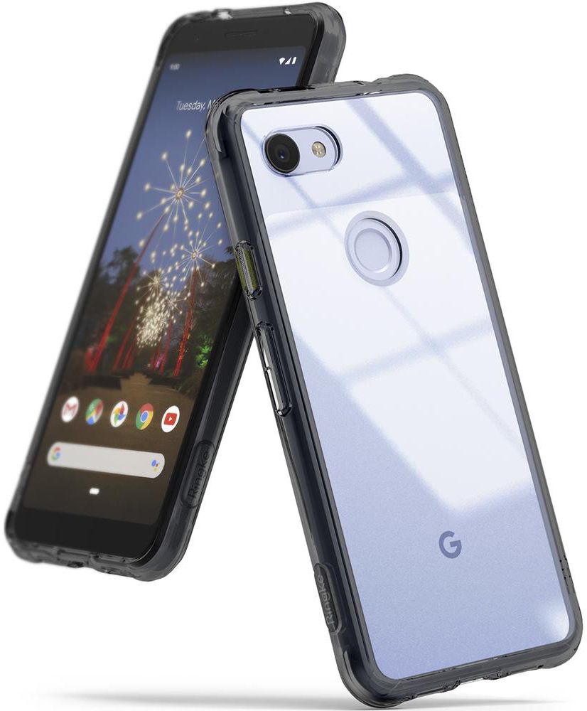 Ringke Fusion Google Pixel 3a XL Hoesje Zwart afbeelding 1