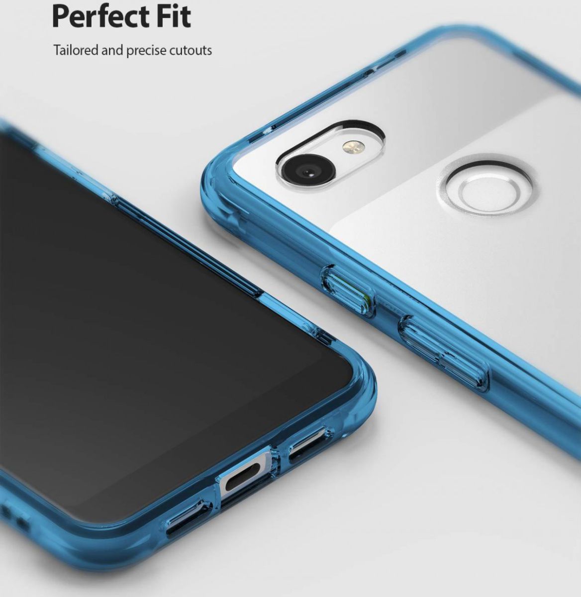 Ringke Fusion Google Pixel 3a XL Hoesje Blauw afbeelding 6