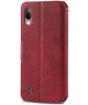 AZNS Samsung Galaxy M10 Portemonnee Stand Hoesje Rood
