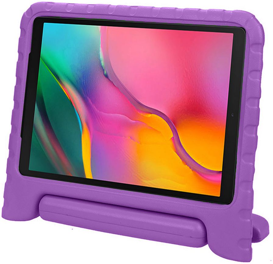 Glans Geslaagd Smeltend Samsung Galaxy Tab A 10.1 (2016) Kinder Tablethoes met Handvat Paars |  GSMpunt.nl