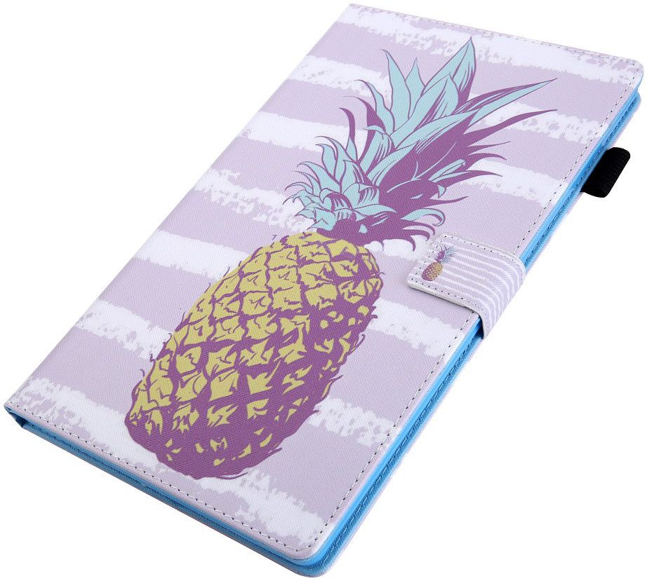 Samsung Galaxy Tab A 10.1 (2019) Portemonnee Hoesje Ananas Print afbeelding 4