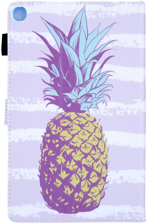 Samsung Galaxy Tab A 10.1 (2019) Portemonnee Hoesje Ananas Print afbeelding 5