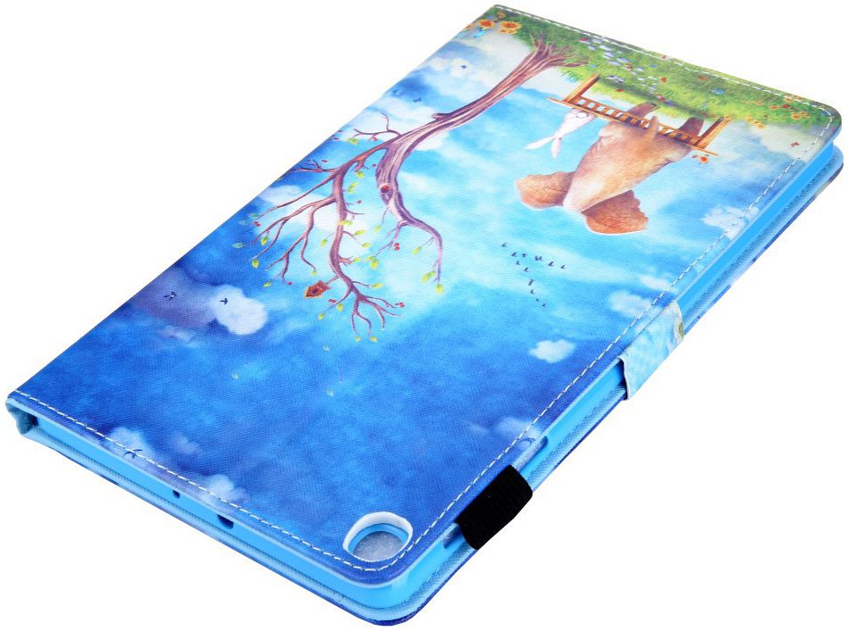Samsung Galaxy Tab A 10.1 (2019) Portemonnee Hoesje Olifant Print afbeelding 6