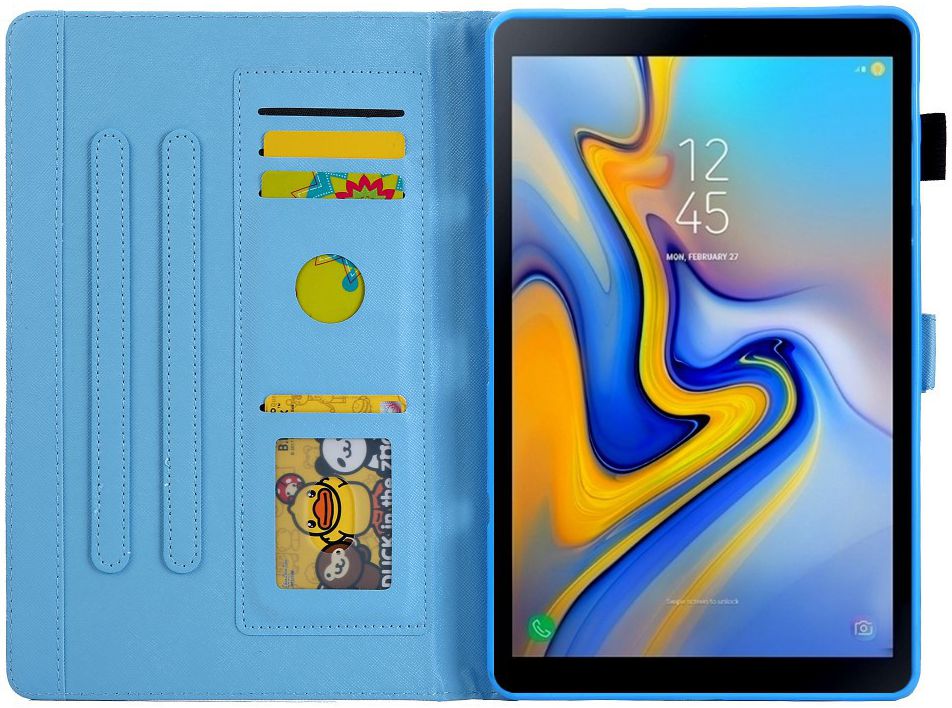 Samsung Galaxy Tab A 10.1 (2019) Portemonnee Hoesje Unicorn Print afbeelding 2