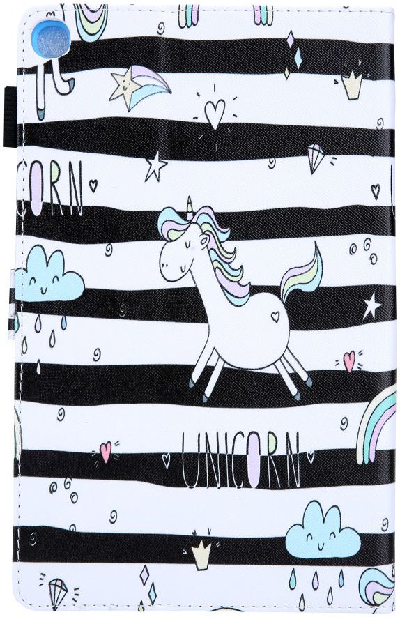 Samsung Galaxy Tab A 10.1 (2019) Portemonnee Hoesje Unicorn Print afbeelding 5