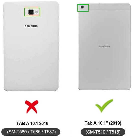 Samsung Galaxy Tab A 10.1 (2019) Portemonnee Hoesje Unicorn Print afbeelding 7