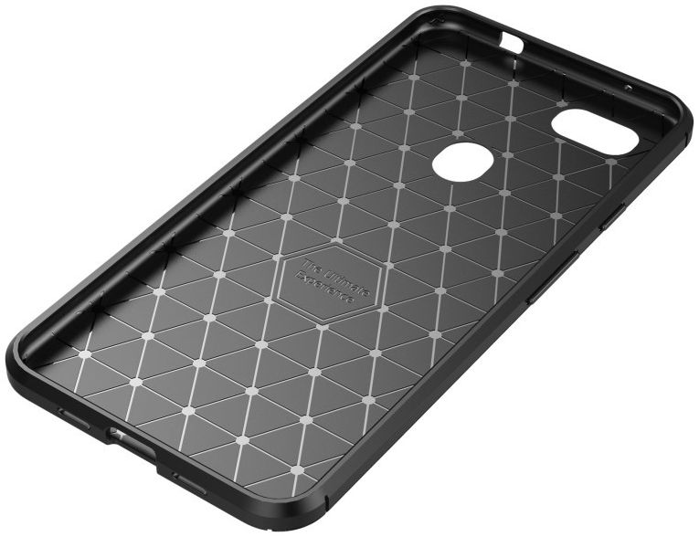 Google Pixel 3a XL Siliconen Carbon Hoesje Zwart afbeelding 10