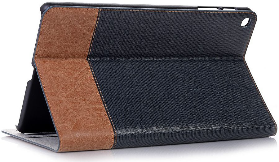 Samsung Galaxy Tab A 10.1 (2019) Linnen Portemonnee Hoesje Blauw afbeelding 5