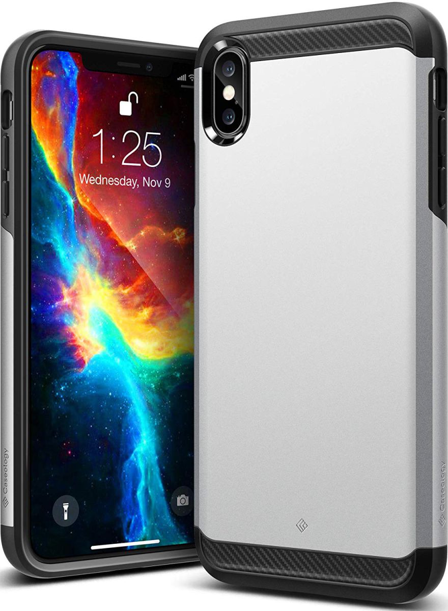 Caseology Legion Apple iPhone XS Max Hoesje Zilver afbeelding 1
